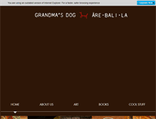 Tablet Screenshot of grandmasdog.com